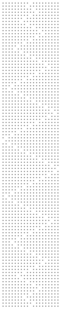 A white background with many grey dots on it.