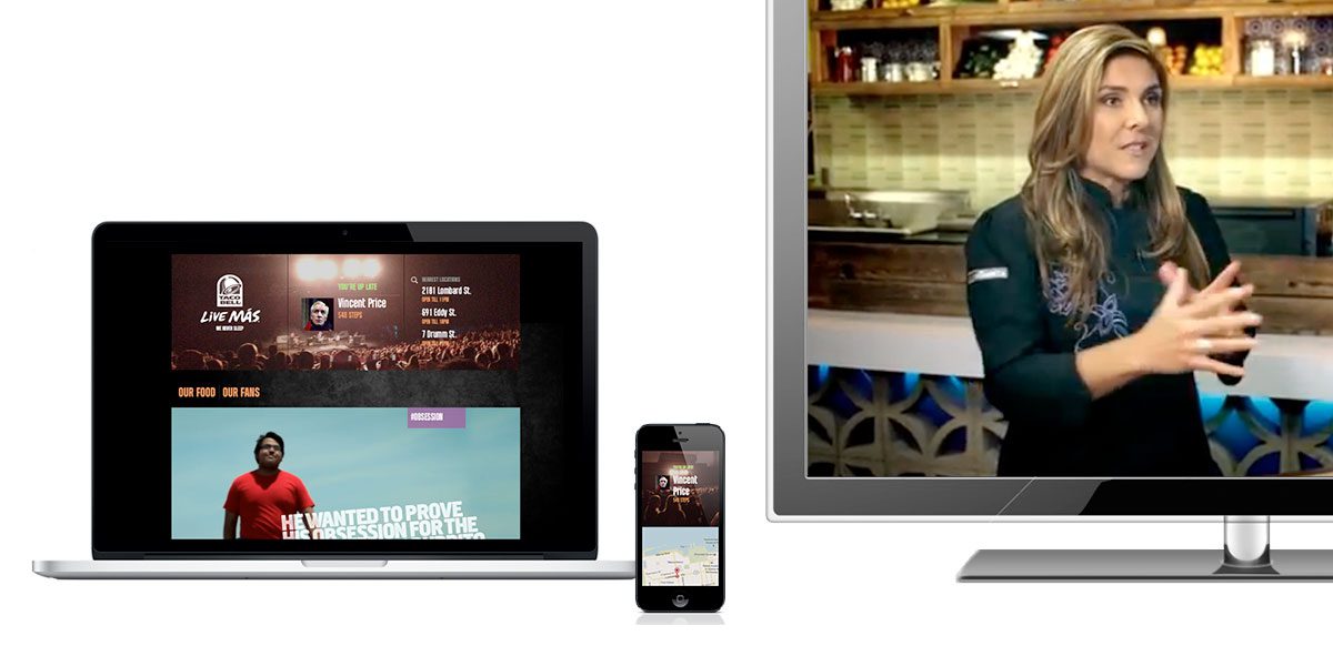 assets_systems_1200_tacobell_2 Taco Bell Live Mas website on laptop and phone.