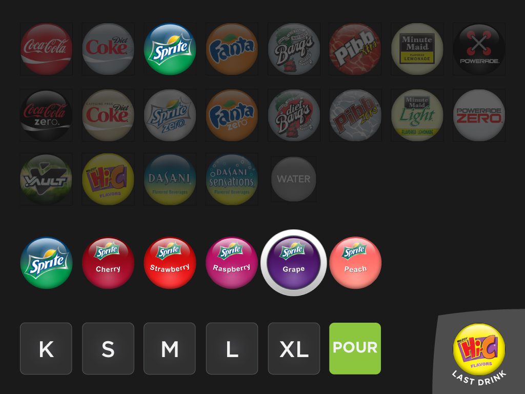 A bunch of different types of buttons on a black background