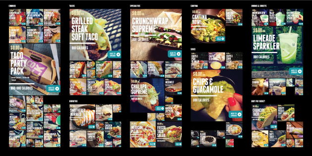 tacobell_menu2 A series of photos showing different types of food.